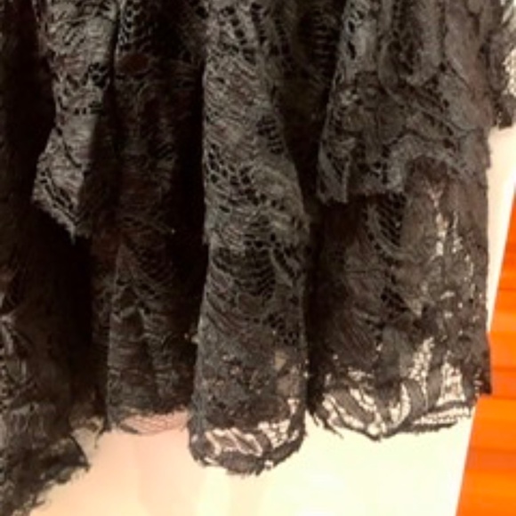 ZARA Cute Festive Lace Midi Skirt, M, NWT - Picture 4 of 9